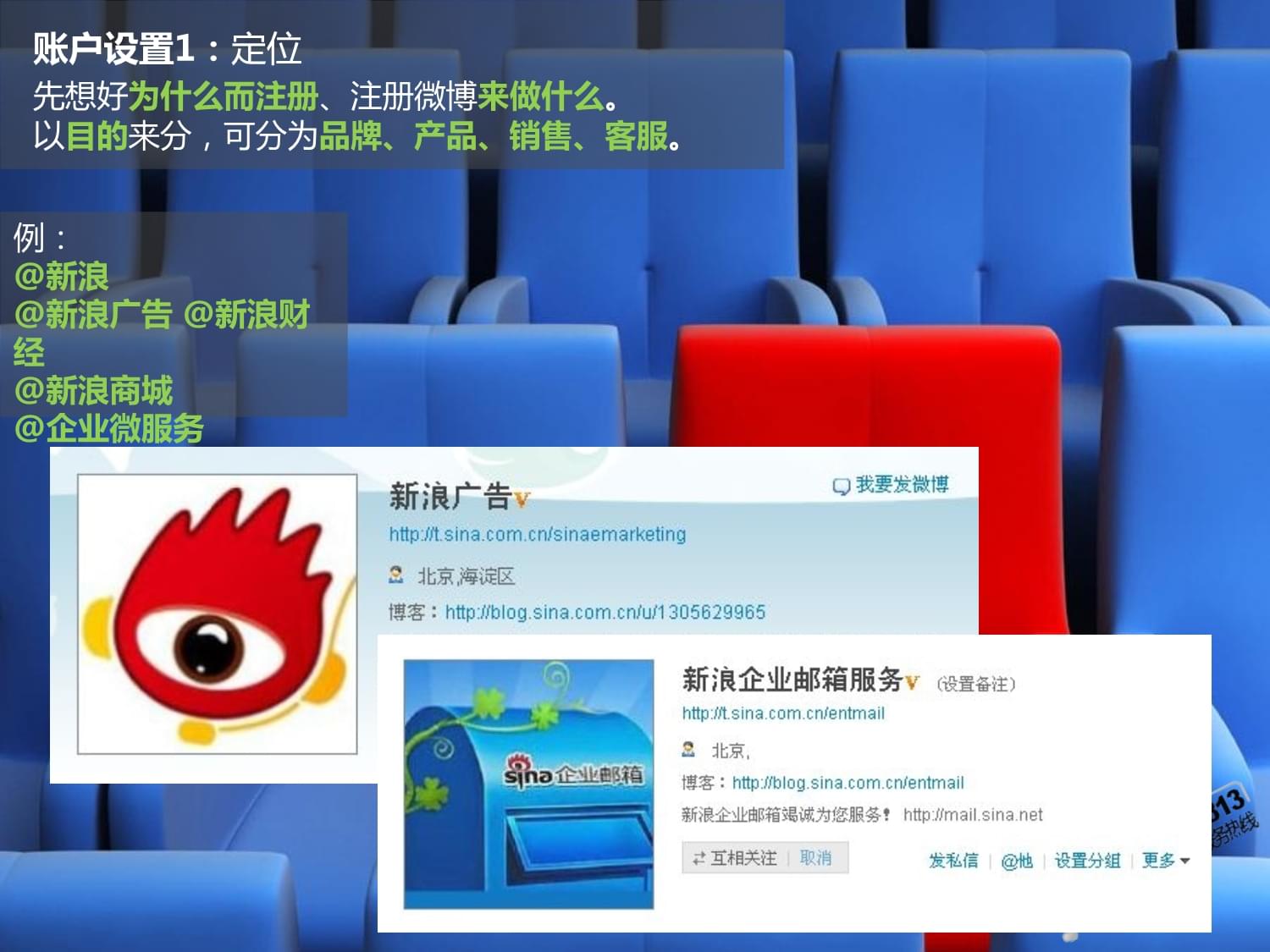 新浪微博企业手册初级篇账户营销15P课件
