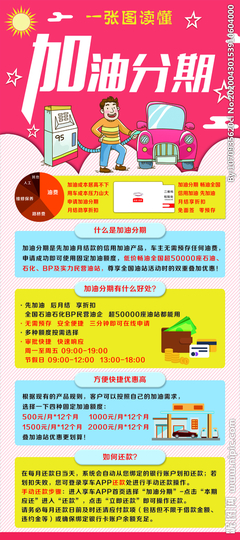 加油分期展架图片